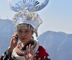 cellphone in new-china-just a moment i have to call