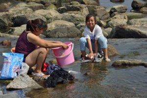 family washing day-road trip in china - pictures by albi