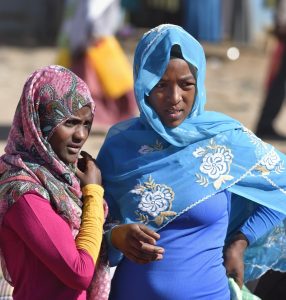 what's up: blue or red this year ? fashion week in ethiopia