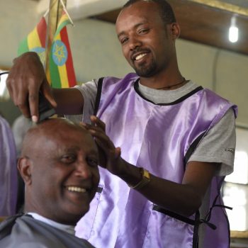 need a hair cut in ethiopia?--my guide very simpatico
