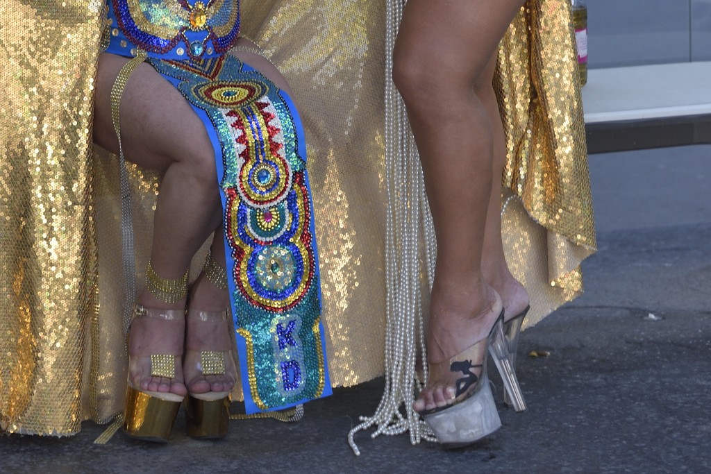 please look at our shoes.....gay pride paris