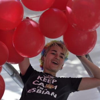 keep calm, i am a lesbian..... pictures by... gay pride paris 2015 by albi