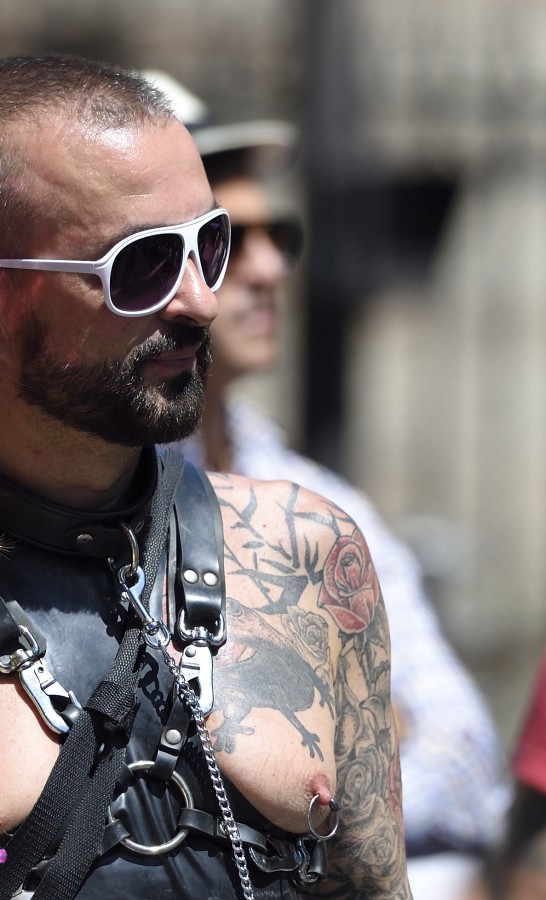 no more space on my body...... gay pride paris 2015; pictures by albi