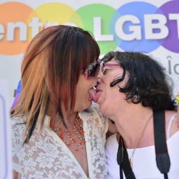 kiss...........gay pride paris june 2015