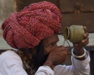 living india: something very important in india = water