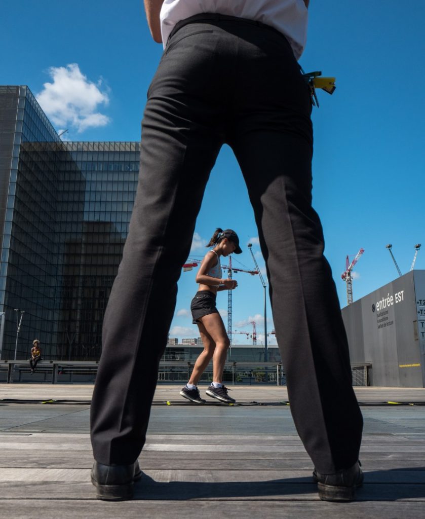 bnf, new library of paris at paris 13ème, sunday work-out with leica q