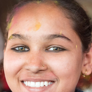 black hairs, white teeth, big smile, proud people-india by albi