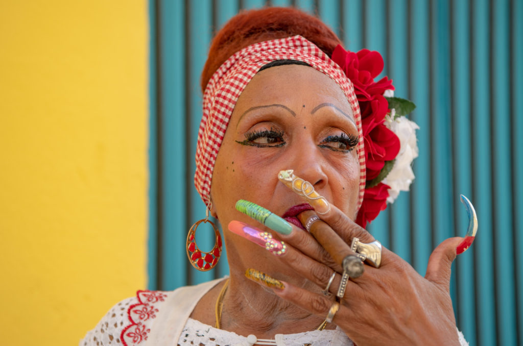 cuban lady in havana